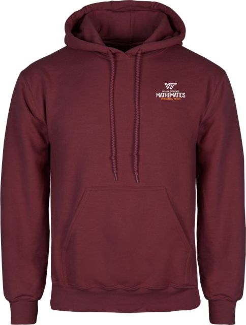 Virginia Tech Fleece Hoodie Mathematics Vertical R - ONLINE ONLY