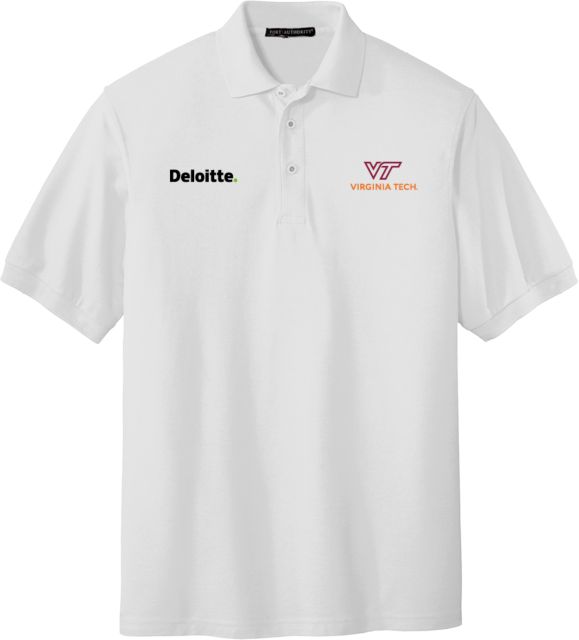Virginia Tech Silk Touch Polo Deloitte - ONLINE ONLY