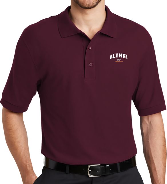 Virginia Tech Easycare Pique Polo Virginia Tech Alumni - ONLINE ONLY