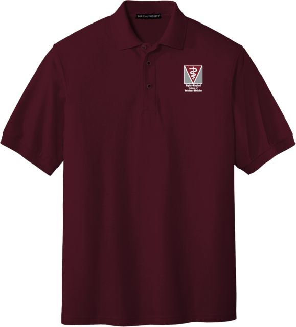Virginia Tech Silk Touch Polo Virginia-Maryland College of Veterinary Medicine Vertical - ONLINE ONLY