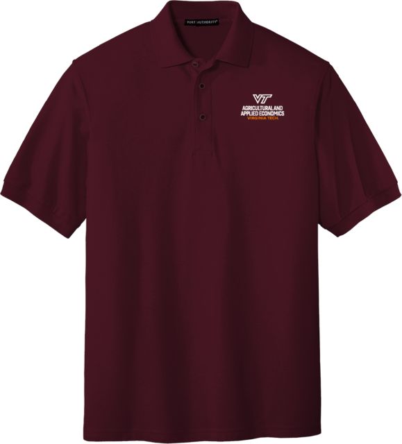 Virginia Tech Silk Touch Polo Agricultural and Applied Economics Vertical R - ONLINE ONLY