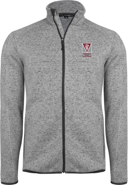 Virginia Tech Sweater Fleece Heather Jacket Virginia-Maryland College of Veterinary Medicine Vertical - ONLINE ONLY