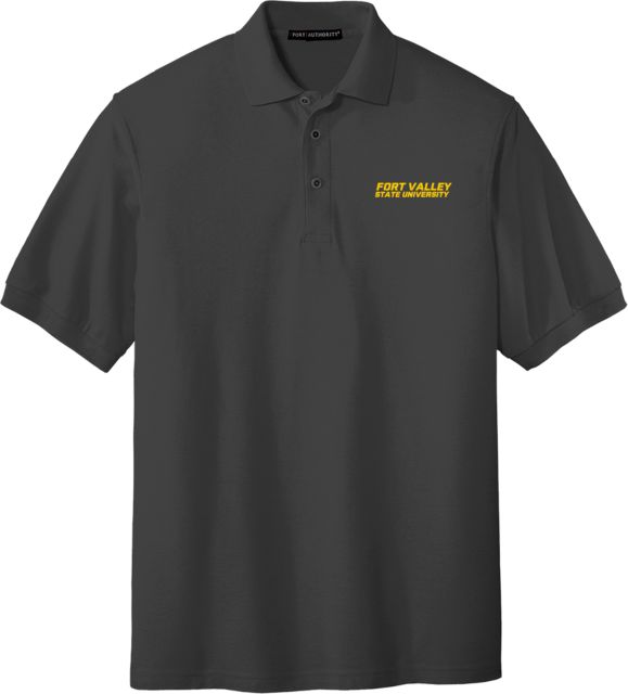 Fort Valley State Silk Touch Polo Wordmark - ONLINE ONLY
