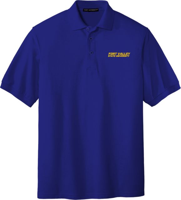 Fort Valley State Silk Touch Polo Wordmark - ONLINE ONLY