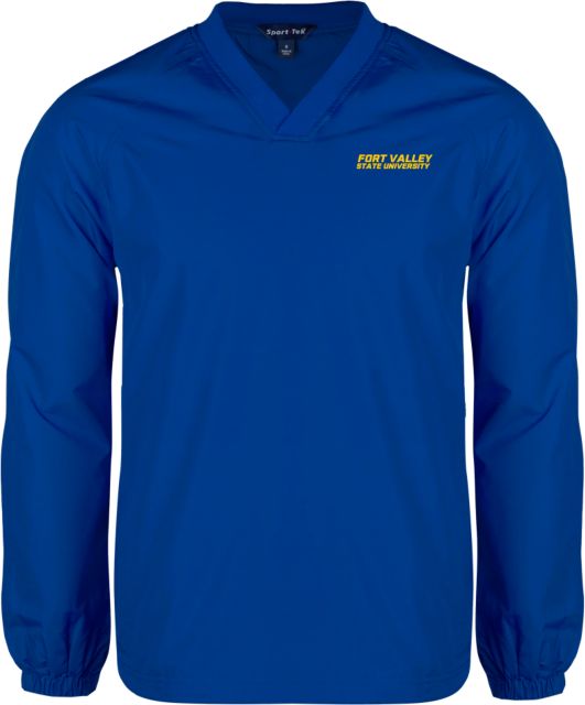 Fort Valley State V Neck Raglan Windshirt Wordmark - ONLINE ONLY
