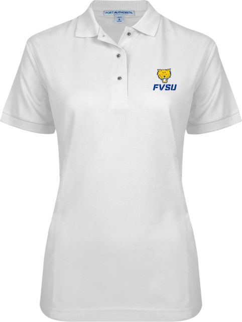 Fort Valley State Ladies Easycare Pique Polo Primary Mark - ONLINE ONLY