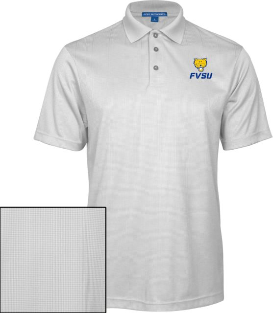 Fort Valley State Performance Fine Jacquard Polo Primary Mark - ONLINE ONLY