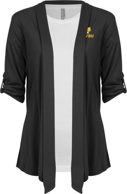 Fort Valley State Drape Front Cardigan Sweater Primary Mark - ONLINE ONLY
