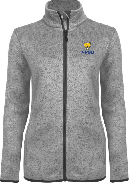 Fort Valley State Ladies Fleece Jacket Primary Mark - ONLINE ONLY