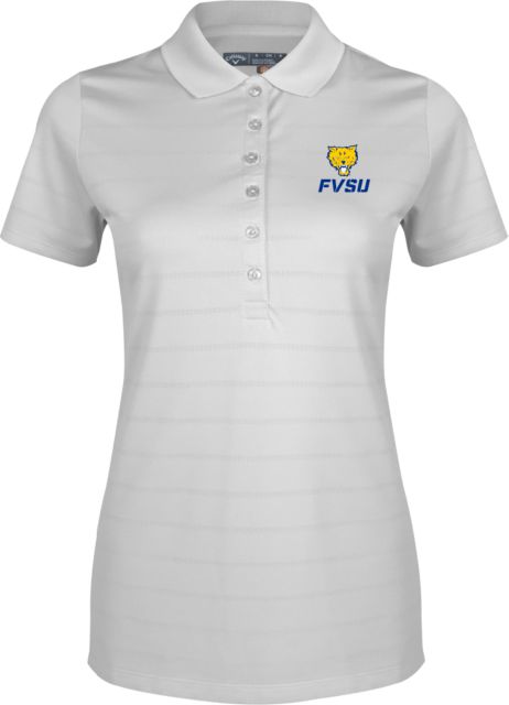 Fort Valley State Ladies Callaway Opti Vent Polo Primary Mark - ONLINE ONLY