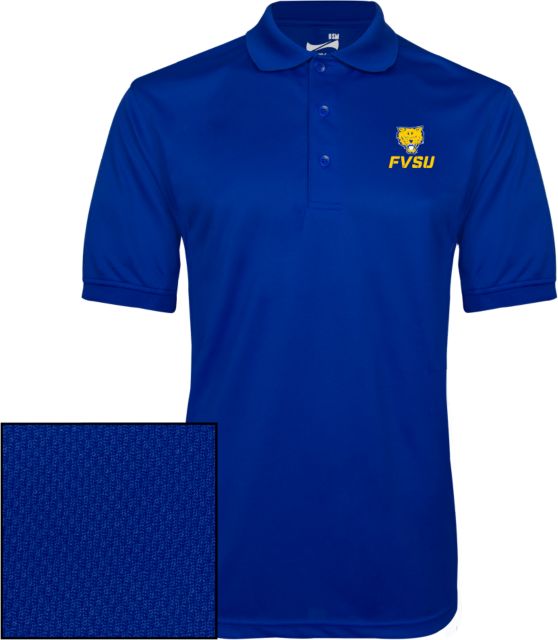 Fort Valley State Dry Mesh Polo Primary Mark - ONLINE ONLY