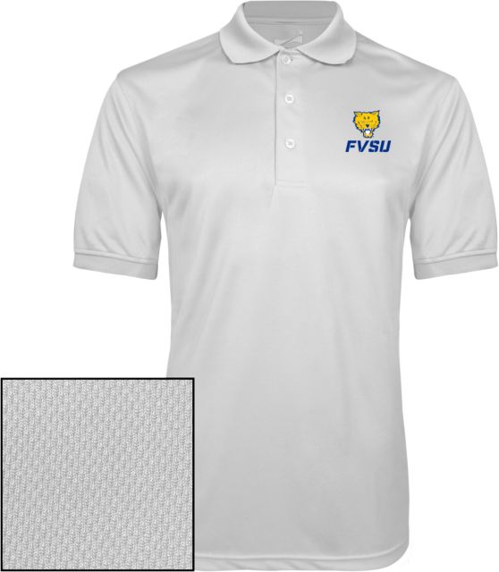 Fort Valley State Dry Mesh Polo Primary Mark - ONLINE ONLY