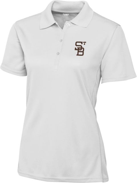 St Bonaventure C&B Womens Clique Ice Pique Polo St Bonaventure Dice - ONLINE ONLY
