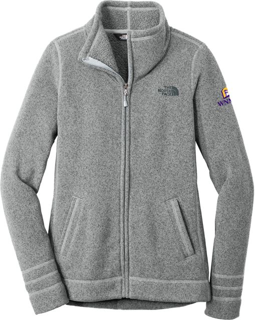 Western New Mexico The North Face Womens Heather Fleece Jacket University Mark Stacked - WNMU - ONLINE ONLY