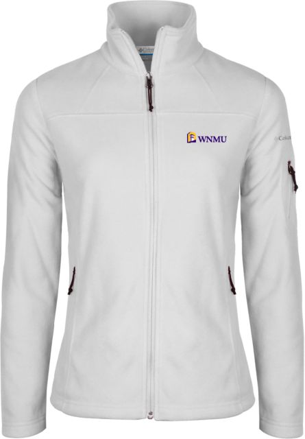 Western New Mexico Columbia Womens Full Zip Fleece Jacket University Mark Flat - ONLINE ONLY