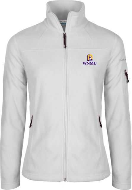 Western New Mexico Columbia Womens Full Zip Fleece Jacket University Mark Stacked - WNMU - ONLINE ONLY