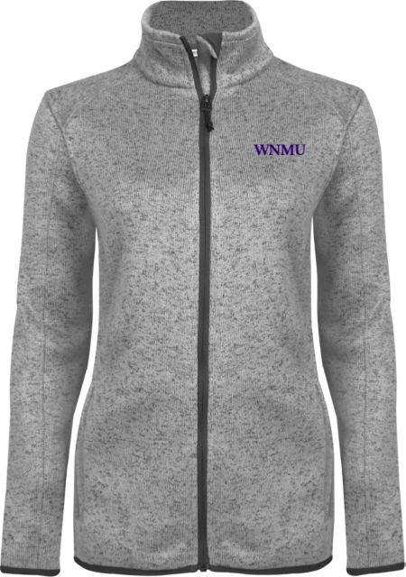 Western New Mexico Heather Womens Fleece Jacket WNMU - ONLINE ONLY