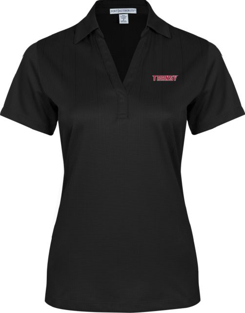 Transylvania Ladies Performance Fine Jacquard Polo Athletics Wordmark - ONLINE ONLY