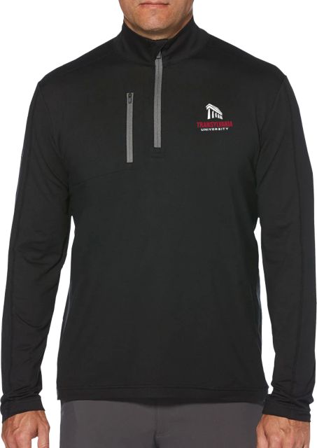 Transylvania Callaway 1/4 Zip Pullover Primary Institutional Mark - ONLINE ONLY