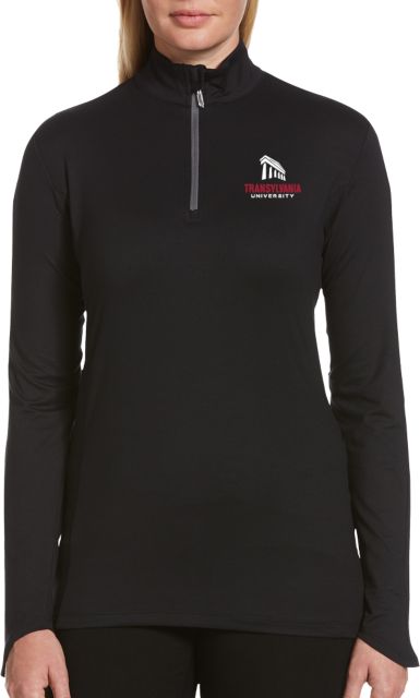 Transylvania Callaway Ladies 1/4 Zip Pullover Primary Institutional Mark - ONLINE ONLY
