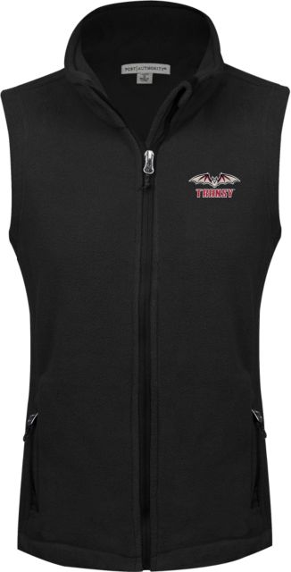 Transylvania Ladies Fleece Full Zip Vest Primary Athletics Mark - ONLINE ONLY