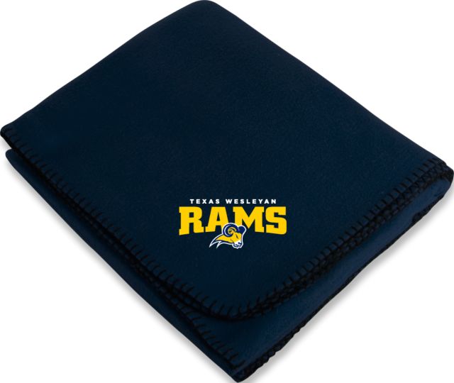 Texas Wesleyan Arctic Fleece Blanket Primary Mark - ONLINE ONLY