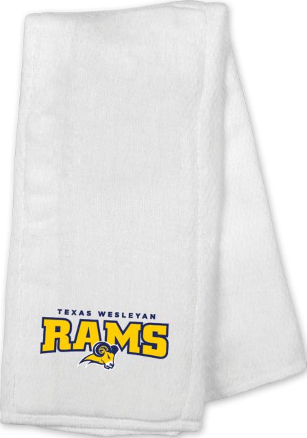 Texas Wesleyan Baby Burp Cloth Primary Mark - ONLINE ONLY
