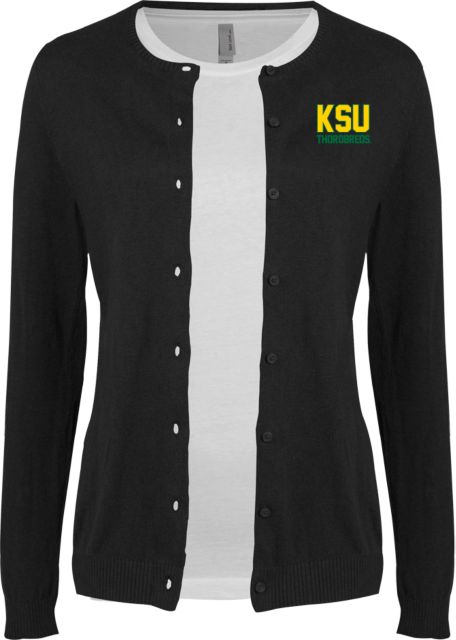 Kentucky State Cardigan Sweater Black KSU Thorobreds - ONLINE ONLY