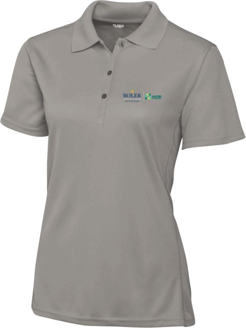 John Carroll C&B Womens Clique Ice Pique Polo Boler College of Business Flat - ONLINE ONLY