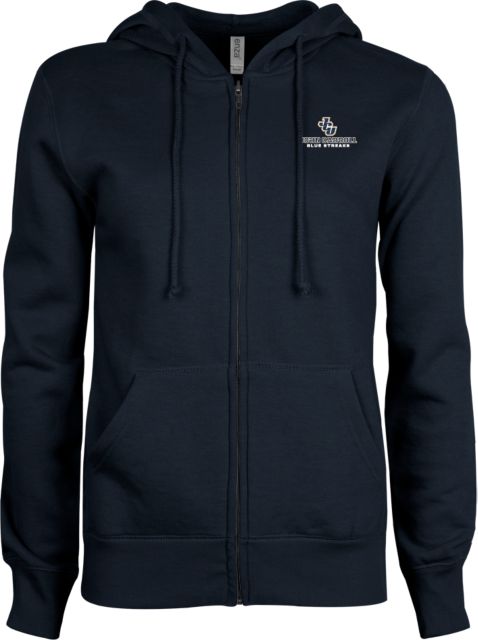 John Carroll ENZA Ladies Fleece Full Zip Hoodie JCU Stacked - ONLINE ONLY