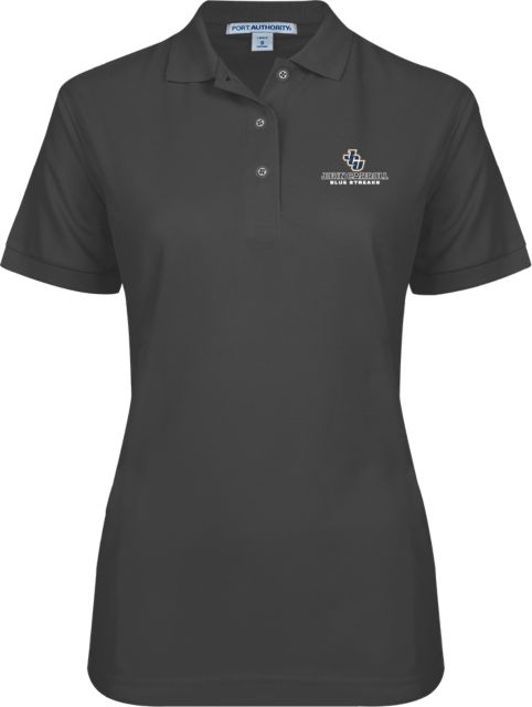 John Carroll Ladies Easycare Pique Polo JCU Stacked - ONLINE ONLY