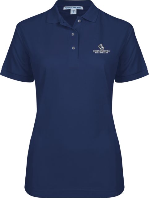 John Carroll Ladies Easycare Pique Polo JCU Stacked - ONLINE ONLY