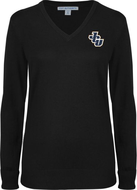 John Carroll Ladies V Neck Sweater JCU - ONLINE ONLY