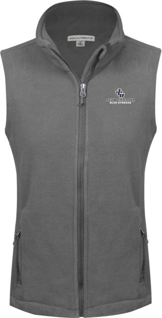 John Carroll Ladies Fleece Full Zip Vest JCU Stacked - ONLINE ONLY