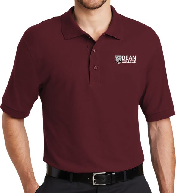 Dean College Silk Touch Polo Dean College w/ Bulldog Head - ONLINE ONLY