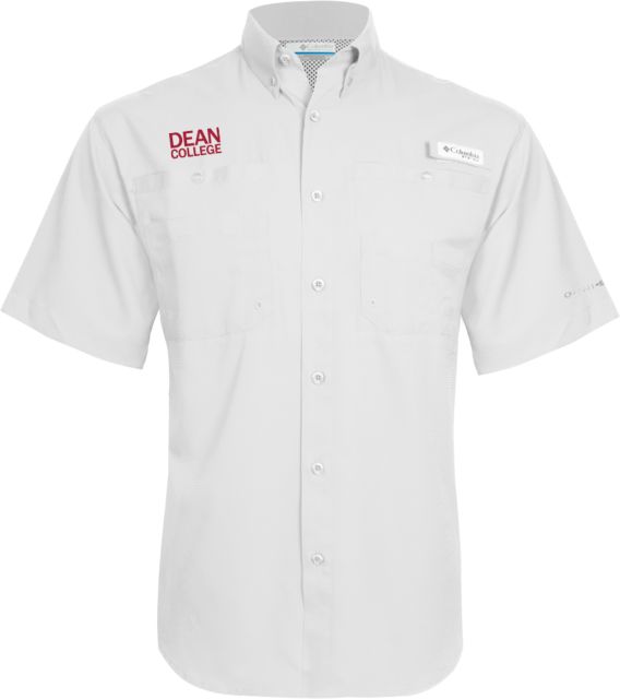Dean College Columbia Tamiami Performance Short Sleeve Shirt Primary Mark - ONLINE ONLY