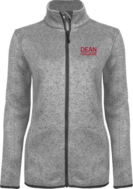 Dean College Womens Heather Fleece Jacket Primary Mark - ONLINE ONLY
