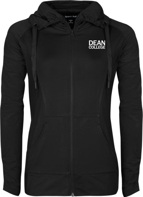 Dean College Womens Sport Wick Stretch Full Zip Jacket Primary Mark - ONLINE ONLY