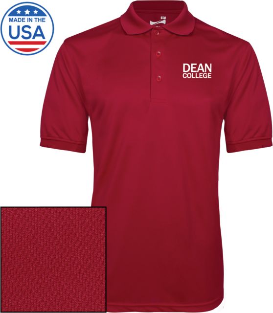 Dean College Dry Mesh Polo Primary Mark - ONLINE ONLY