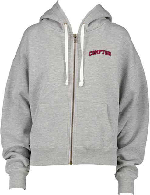 Compton ENZA Womens Boxy Full Zip Hood Arched Compton - ONLINE ONLY