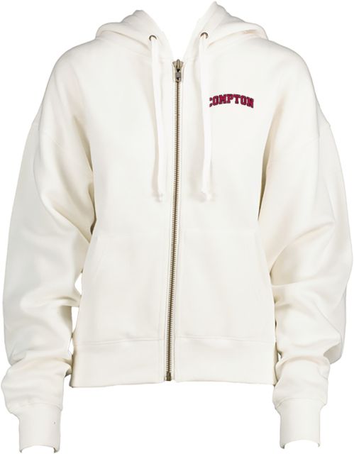 Compton ENZA Womens Boxy Full Zip Hood Arched Compton - ONLINE ONLY