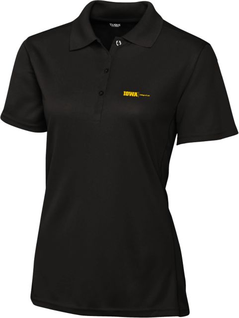 Iowa C&B Womens Clique Ice Pique Polo College of Law Horizontal - ONLINE ONLY