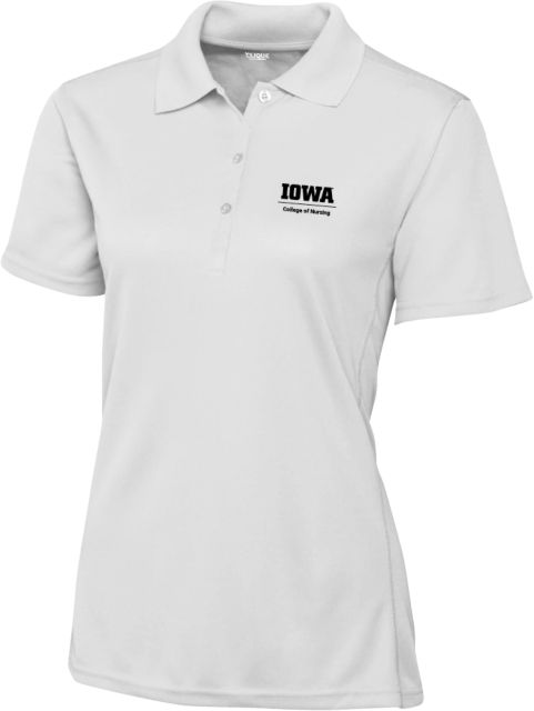 Iowa C&B Womens Clique Ice Pique Polo College of Nursing Vertical - ONLINE ONLY