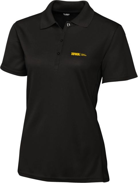 Iowa C&B Womens Clique Ice Pique Polo College of Public Health Horizontal - ONLINE ONLY
