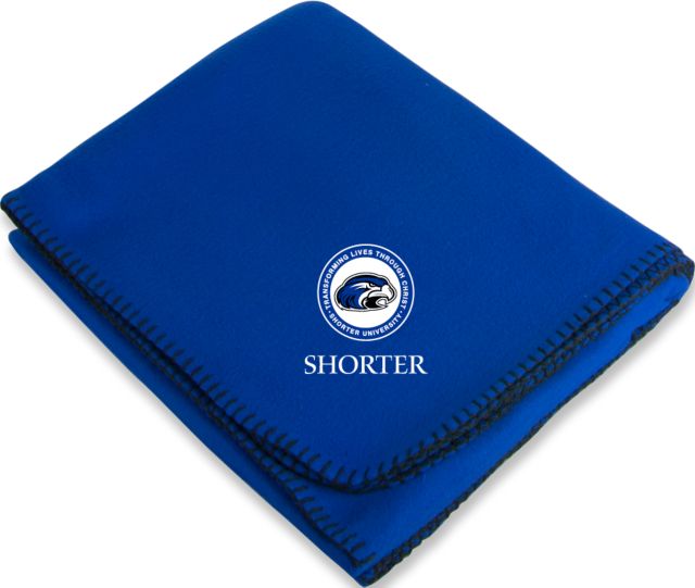 Shorter Univ Arctic Fleece Blanket Shorter University Hawk - ONLINE ONLY