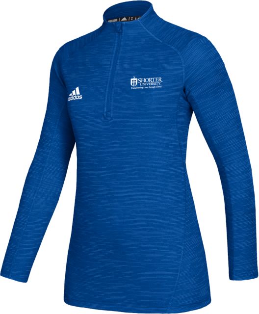 Shorter Univ Adidas Womens Game Mode 1/4 Zip Shorter University Wordmark - ONLINE ONLY