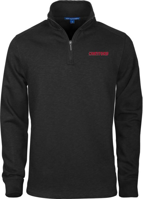 Hartford Slub Fleece 1/4 Zip Pullover Hartford Logotype - ONLINE ONLY