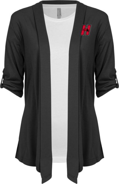 Hartford Ladies Drape Front Cardigan Primary Logo Mark H - ONLINE ONLY