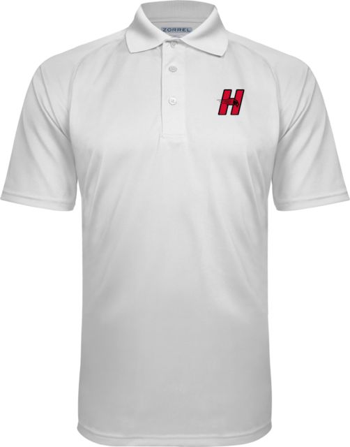 Hartford Textured Saddle Shoulder Polo Primary Logo Mark H - ONLINE ONLY