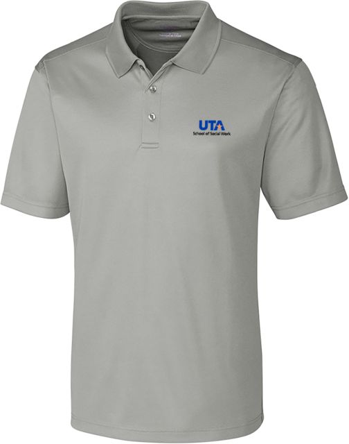 UTA Clique Ice Pique Polo College of Social Work Stacked - ONLINE ONLY